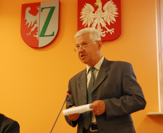 Przewodniczący Miejskiej Rady Seniorów w Zielonce - Krzysztof Łebkowski